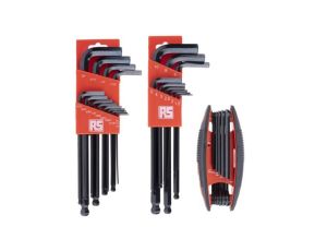 Zestaw kluczy imbusowych, 33 szt. 1.5 mm, 2.0 mm, 2.5 mm, 3.0 mm, 4.0 mm, 5.0 mm, 6.0 mm, 8.0 mm, 10.0 mm, 1/4 in, 1/8