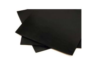 Arkusz gumy, Czarny, 1.25g/cm, 1.4m x 1m x 6mm, Nie, RS PRO