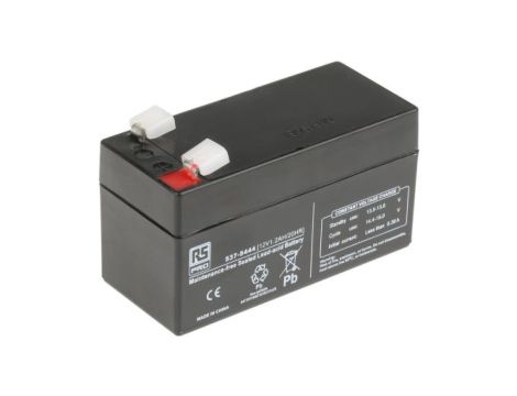 Akumulator VRLA AGM 12V 1.2Ah (żywotność 3-5lat) RS PRO