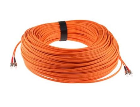 Kabel światłowodowy, średnica: 62.5/125m, OM1 Wielomodowy, Pomarańczowy, ST / ST