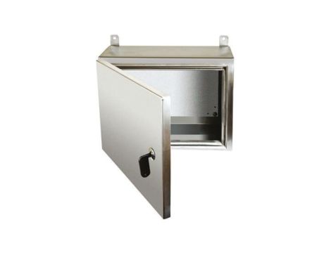 Szafka ścienna rozdzielcza, materiał: Stal nierdzewna 316, IP69K, 400 x 600 x 200mm, RS PRO