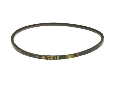 Pas napędowy, profil A, materiał: PET, guma, 13mm x 8mm x 914mm, RS PRO