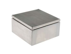 Puszka elektroinstalacyjna, 150 x 80 x 150mm, IP66, kolor Niemalowany, materiał Stal nierdzewna, RS PRO