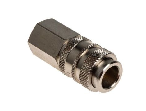 Szybkozłączka pneumatyczna, materiał Mosiądz, złącze G 1/8 żeńskie, RS PRO Camozzi, Legris, Rectus 21, Rectus 90