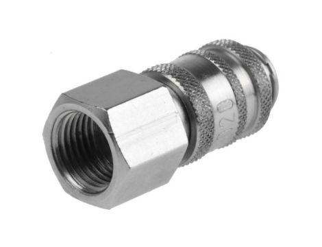 Szybkozłączka pneumatyczna, materiał Mosiądz, złącze G 1/8 żeńskie, RS PRO Rectus 20, Rectus 91, Walther 06-003