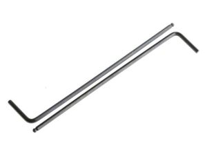 Klucz imbusowy Jednostki metryczne 2mm Końcówka kulkowa, typu L, materiał: Stal chromowo-wanadowa, RS PRO