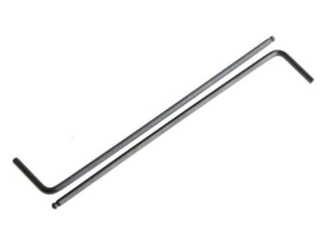 Klucz imbusowy Jednostki metryczne 2mm Końcówka kulkowa, typu L, materiał: Stal chromowo-wanadowa, RS PRO