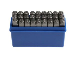 Zestaw rysików do grawerowania, H 8mm, 27-szt., (i, litery: A → Z), RS PRO