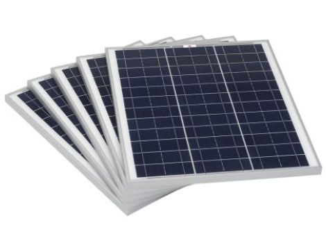 Panel słoneczny, 60W, 22V, 685x670x35mm, RS PRO /zestaw 5szt./