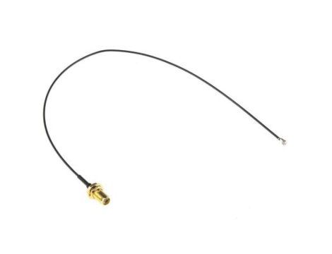 Kabel koncentryczny, RF, Czarny Gniazdo SMA Żeńskie U.FL 300mm, RS PRO Z zakończeniem