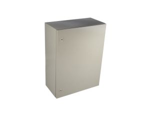 Szafka ścienna rozdzielcza RAL 7032, materiał: Stal, IP66, 800 x 600 x 300mm, RS PRO