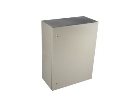Szafka ścienna rozdzielcza RAL 7032, materiał: Stal, IP66, 800 x 600 x 300mm, RS PRO