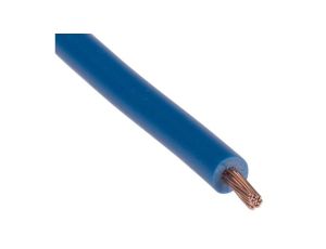 Jednożyłowy kabel sterowniczy CSA 1 mm, Maks. +70C 1000 V Niebieski, RS PRO