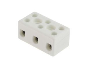 4mm Złącze wtykowe do druku Biały 3-żyłowe, Wkręcane, 450 V