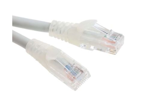 Kabel kategorii 6, Szary, Wtyk RJ45/męski RJ45dł.: 5m, mat. koszulki: LSZH