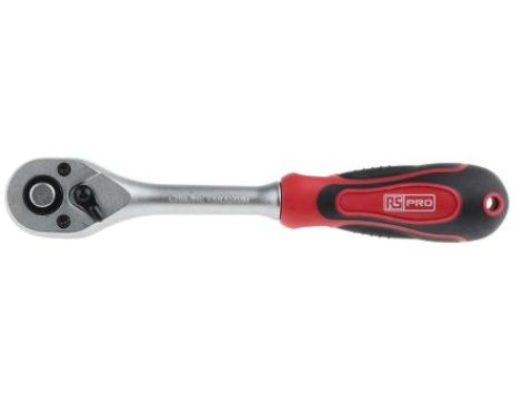 Grzechotka, 3/8 cala, Stal chromowo-wanadowa, RS PRO