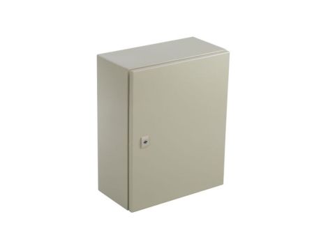 Szafka ścienna rozdzielcza RAL 7032, materiał: Stal, IP66, 500 x 400 x 210mm, RS PRO RAL 7032