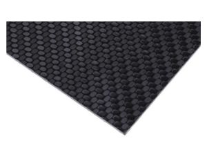 Arkusz z włókna węglowego, Epoksyd z włóknem węglowym, dł.: 300mm, szer.: 300mm, gr.: 2mm