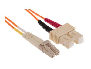 Kabel światłowodowy, średnica: 62.5/125m, OM1 Wielomodowy, Pomarańczowy, LC/SC