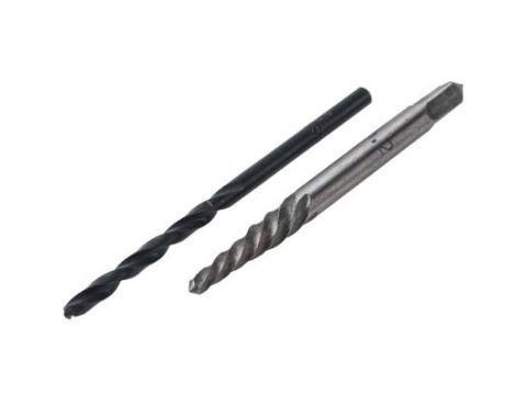 Wykrętarka do śrub, l. elementów: 2, w zestawie: Nr 2, 3.3 mm, Stal