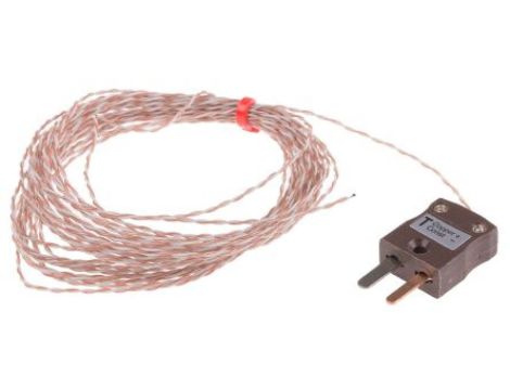 Złącze termoparowe typ T, -75C do +250C 5m IEC