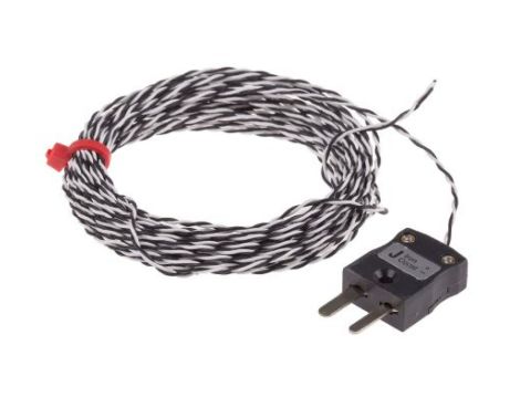 Złącze termoparowe typ J, -75C do +250C 5m IEC