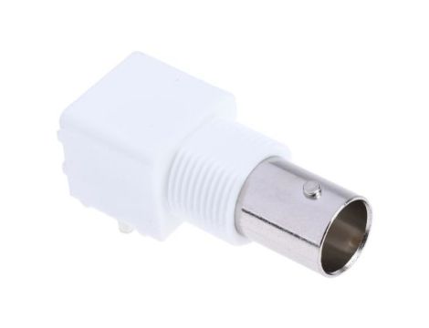 Złącze BNC, 75, 0 to 1GHz, Żeński, Przepust, Montaż na płytce drukowanej