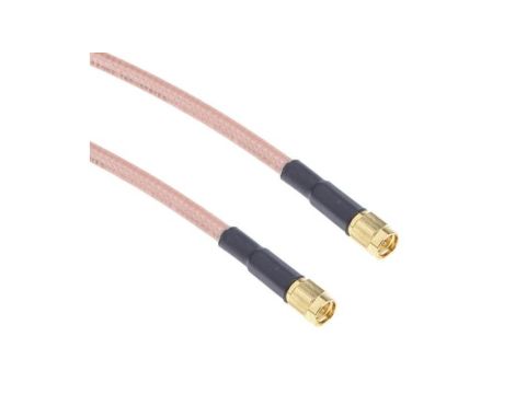 Kabel koncentryczny, RG142U, Czarny Wtyk SMA Wtyk SMA 1m, RS PRO Z zakończeniem