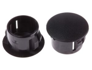 Zaślepka, Czarny Niegwintowany, Nylon 66, Zaślepianie, 12.7mm 16.5mm RS PRO