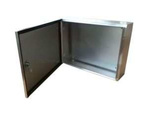 Szafka ścienna rozdzielcza, materiał: Stal nierdzewna typu 304, IP66, 360 x 360 x 240mm, RS PRO