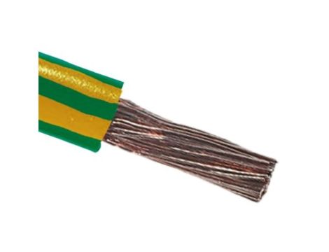 Kabel trzynormowy PCW, dł. 100m 25 mm, 136 A, 600 V, Maximum of +105 C Zielony/Żółty Zgodność z trzema normami, RS PRO