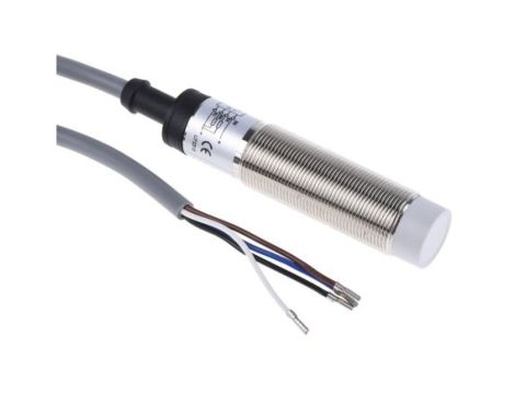 Czujnik pojemnościowy PNP 8 mm cylindryczny M18 x 1 200 mA 10 → 30 V DC IP67