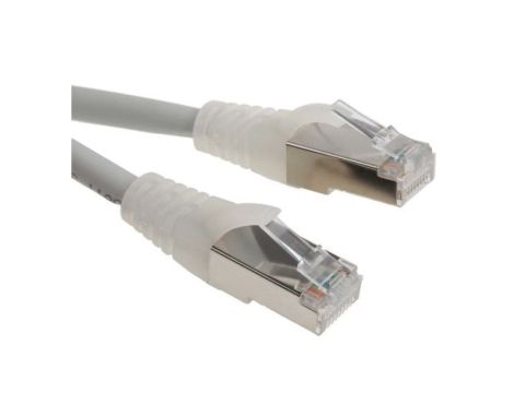Kabel kategorii 6, Szary, Wtyk RJ45/męski RJ45dł.: 3m, mat. koszulki: LSZH