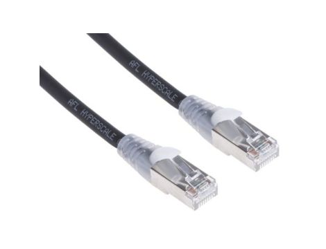Kabel kategorii 6, Czarny, Wtyk RJ45/męski RJ45dł.: 500mm, mat. koszulki: LSZH