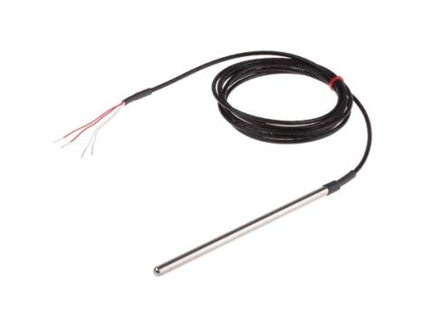 Termopara typ PT 100, -50C do +250C 150mm kabel 2m, Stal nierdzewna