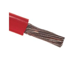 Kabel trzynormowy PCW, dł. 100m 16 mm, 100 A, 600 V, Maximum of +105 C Czerwony Zgodność z trzema normami, RS PRO