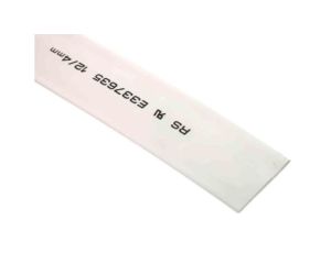 Osłona termokurczliwa Biały 3:1, średnica 12mm, dł. 4m, RS PRO