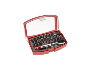 Zestaw końcówek, materiał Stal chromowo-wanadowa, Hex 3, hex 4, Hex 5, Hex 6, PH1, PH2, PH3, PZ1, PZ2, PZ3, SL4, S5.5,