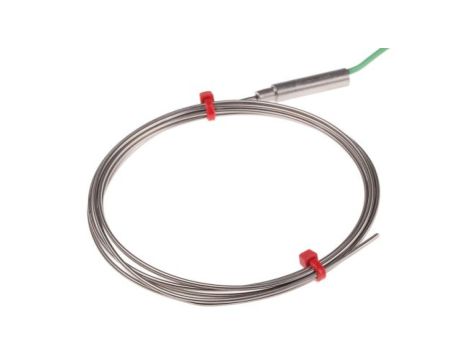 Termopara typ K do +1100C 1.5m kabel 1m, Stal nierdzewna IEC