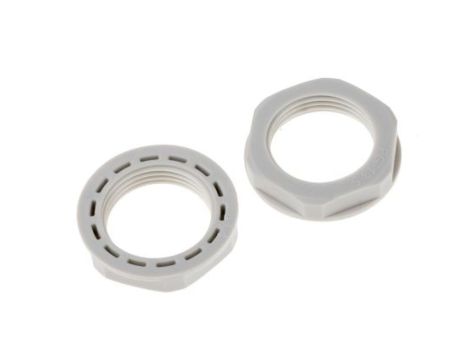 Nakrętka do dławnic kablowych, PG13.5, IP68, kolor: Szary, materiał: Nylon 66, RS PRO
