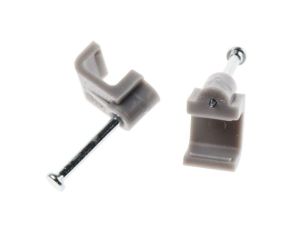 Spinka do kabli Prostokątna obejma do kabli, materiał: PE, 9.3 x 8 x 8mm, RS PRO