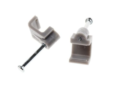 Spinka do kabli Prostokątna obejma do kabli, materiał: PE, 9.3 x 8 x 8mm, RS PRO