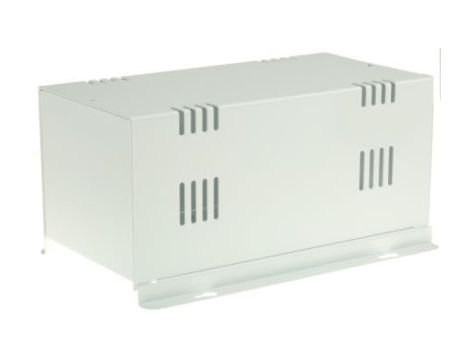 Obudowa urządzeń elektronicznych wentylowana, Stal walcowana na zimno, biała, 257 x 130 x 112mm, RS PRO
