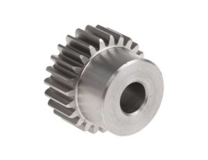 Koło zębate walcowe, moduł: 1, l.zębów: 24, śr. piasty: 20mm, śr. otworu: 8mm, Stal nierdzewna