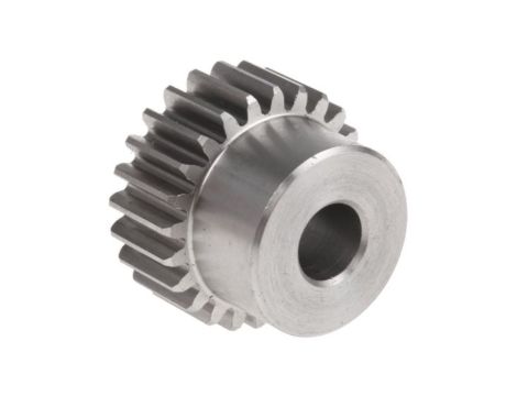 Koło zębate walcowe, moduł: 1, l.zębów: 24, śr. piasty: 20mm, śr. otworu: 8mm, Stal nierdzewna