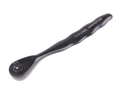 Klucz płasko oczkowy z grzechotką, 1/4 cala, materiał: Stal chromowo-wanadowa, RS PRO