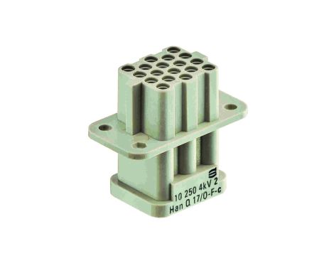 Złącze HDC żeńskie Han Q 17pin Compact 09120173101