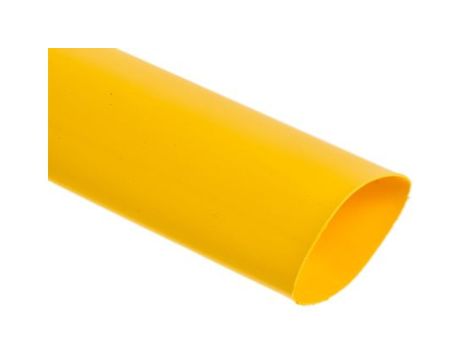 Osłona termokurczliwa żółta 2:1, średnica 19.1mm, dł. 1.2m, RS PRO