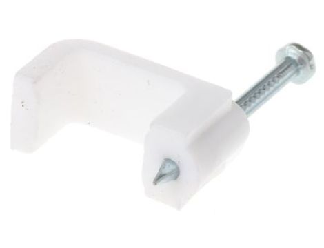 Spinka do kabli Prostokątna obejma do kabli, materiał: PE, 9.4 x 13.5 x 11.6mm, RS PRO