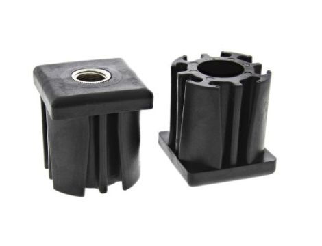 Wkładka gwintowana do rury, profil: Kwadrat, 50 x 50 x 55mm, M16